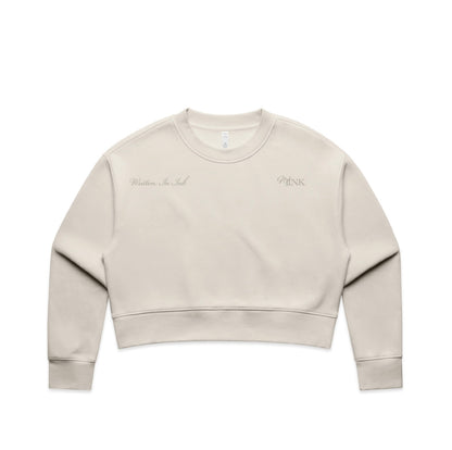 Wiink Womens Crop Sweatshirt