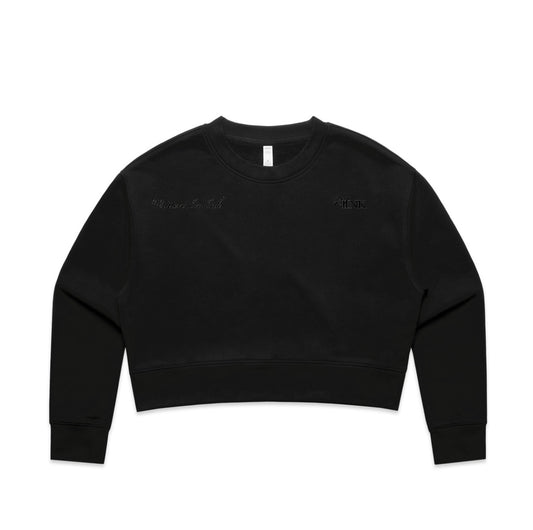 Wiink Womens Crop Sweatshirt